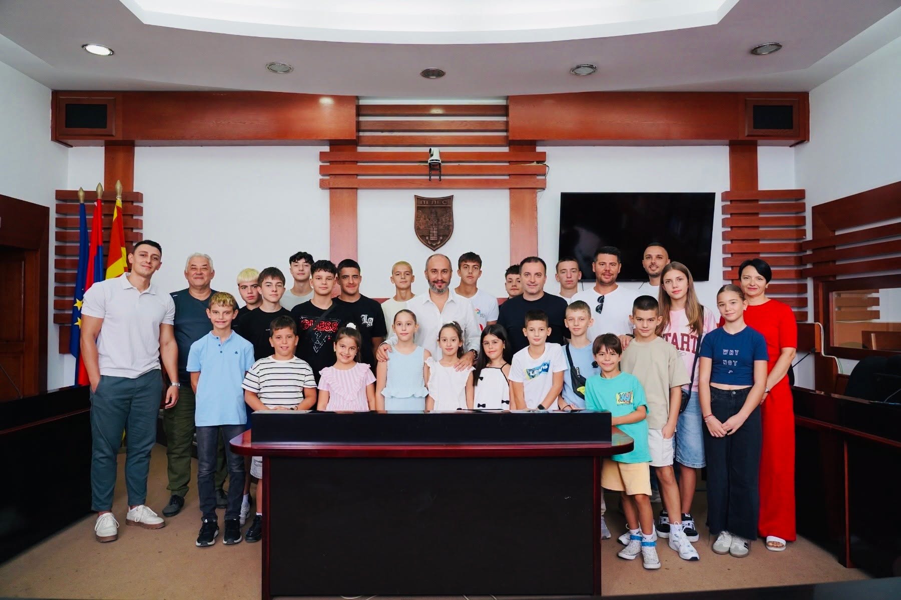 И Велес им посака среќа на своите „симовци“ на меѓународната завршница во Сплит